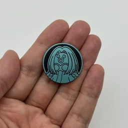 In hand, from Pokémon Coin Fan, full size