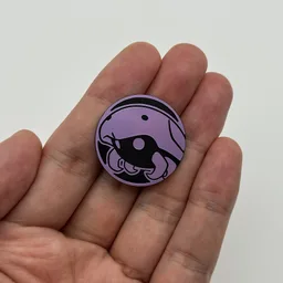 In hand, from Pokémon Coin Fan, full size
