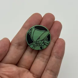 In hand, from Pokémon Coin Fan, full size