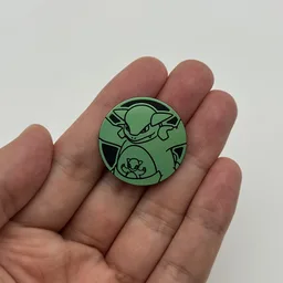 In hand, from Pokémon Coin Fan, full size