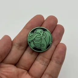 In hand, from Pokémon Coin Fan, full size