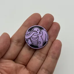 In hand, from Pokémon Coin Fan, full size