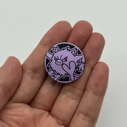 In hand, from Pokémon Coin Fan, full size
