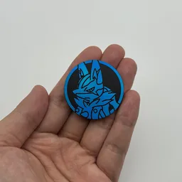 In hand, from Pokémon Coin Fan, full size