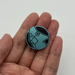 In hand, from Pokémon Coin Fan, full size