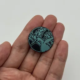 In hand, from Pokémon Coin Fan, full size