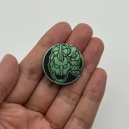 In hand, from Pokémon Coin Fan, full size
