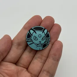 In hand, from Pokémon Coin Fan, full size