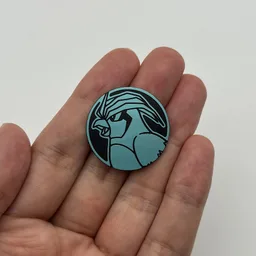 In hand, from Pokémon Coin Fan, full size