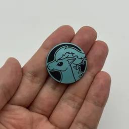 In hand, from Pokémon Coin Fan, full size