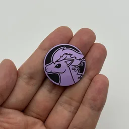 In hand, from Pokémon Coin Fan, full size