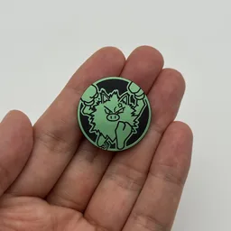 In hand, from Pokémon Coin Fan, full size