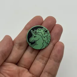 In hand, from Pokémon Coin Fan, full size