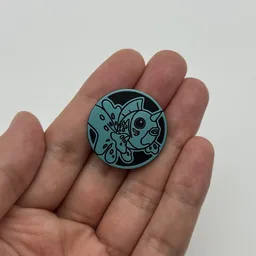 In hand, from Pokémon Coin Fan, full size