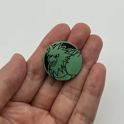 In hand, from Pokémon Coin Fan, full size