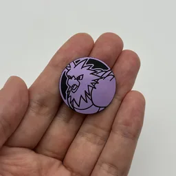 In hand, from Pokémon Coin Fan, full size