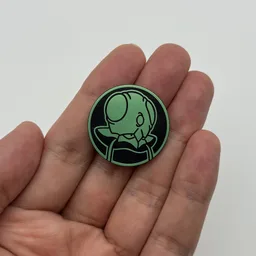 In hand, from Pokémon Coin Fan, full size