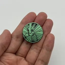 In hand, from Pokémon Coin Fan, full size