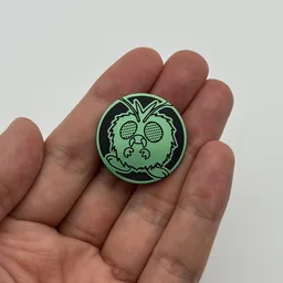In hand, from Pokémon Coin Fan, full size