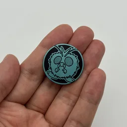 In hand, from Pokémon Coin Fan, full size