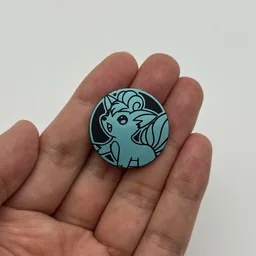In hand, from Pokémon Coin Fan, full size