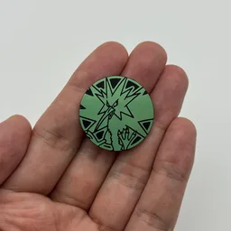In hand, from Pokémon Coin Fan, full size