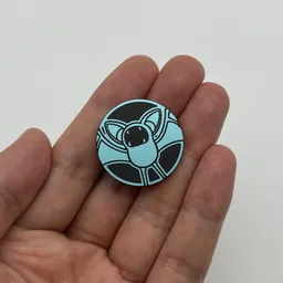 In hand, from Pokémon Coin Fan, full size