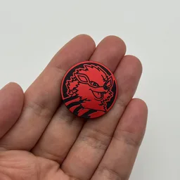 In hand, from Pokémon Coin Fan, full size