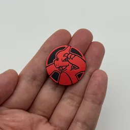 In hand, from Pokémon Coin Fan, full size
