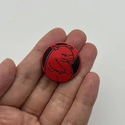 In hand, from Pokémon Coin Fan, full size