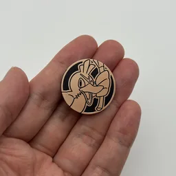 In hand, from Pokémon Coin Fan, full size