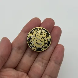 In hand, from Pokémon Coin Fan, full size