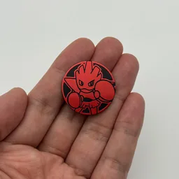 In hand, from Pokémon Coin Fan, full size
