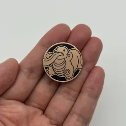 In hand, from Pokémon Coin Fan, full size