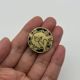 In hand, from Pokémon Coin Fan, full size