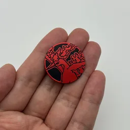In hand, from Pokémon Coin Fan, full size