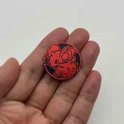 In hand, from Pokémon Coin Fan, full size