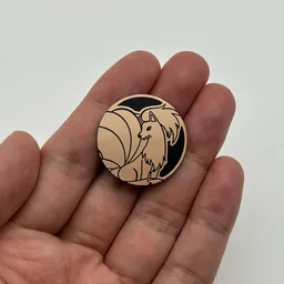 In hand, from Pokémon Coin Fan, full size