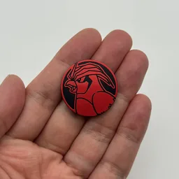 In hand, from Pokémon Coin Fan, full size