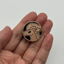 In hand, from Pokémon Coin Fan, full size