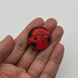 In hand, from Pokémon Coin Fan, full size