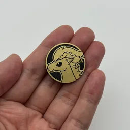 In hand, from Pokémon Coin Fan, full size