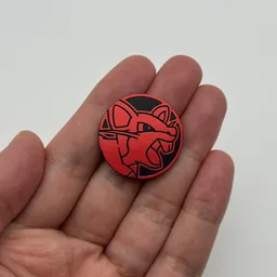 In hand, from Pokémon Coin Fan, full size
