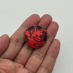 In hand, from Pokémon Coin Fan, full size