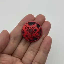 In hand, from Pokémon Coin Fan, full size