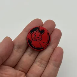 In hand, from Pokémon Coin Fan, full size