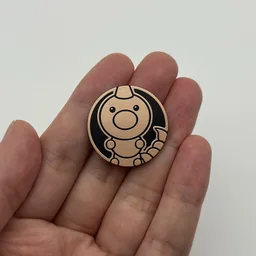 In hand, from Pokémon Coin Fan, full size