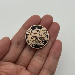 In hand, from Pokémon Coin Fan, full size