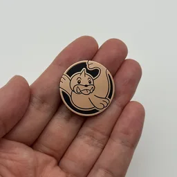 In hand, from Pokémon Coin Fan, full size