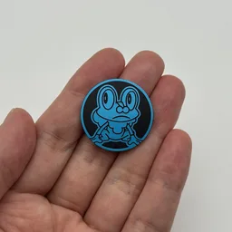 In hand, from Pokémon Coin Fan, full size